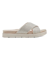 Easy Spirit Women's Shanya Crisscross Rhinestone Sandals