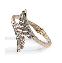 Sohi Women's Gold Leaf Wrap Bracelet
