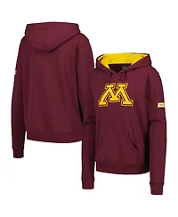 Women's Stadium Athletic Maroon Minnesota Golden Gophers Big Logo Pullover Hoodie