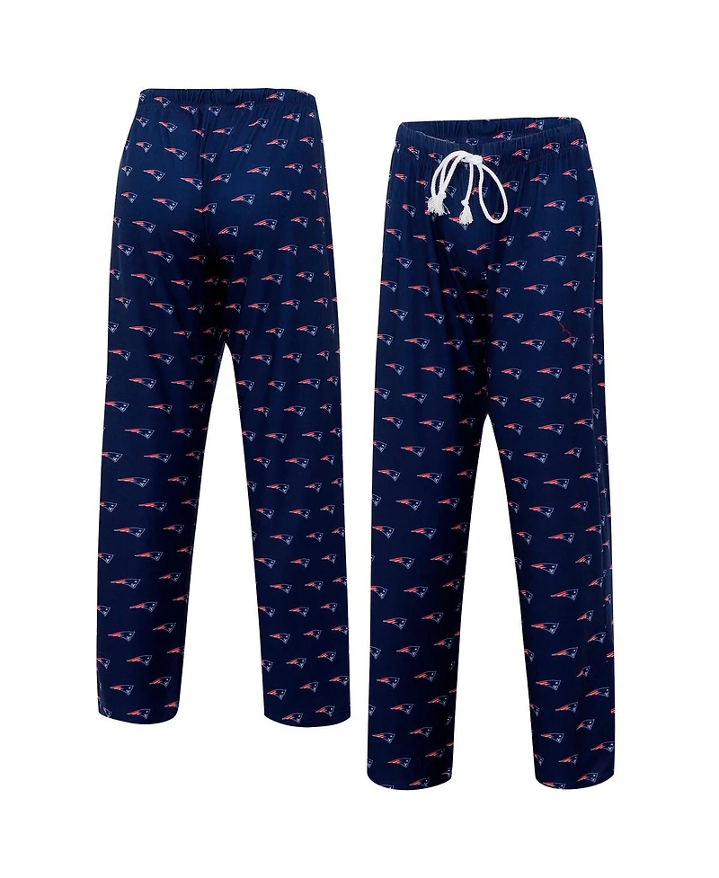 Women's Concepts Sport Navy New England Patriots Gauge Allover Print Sleep Pants