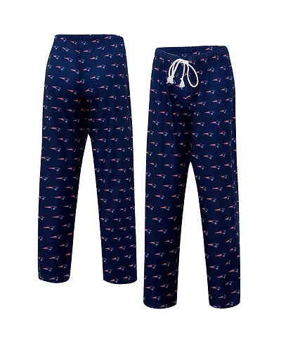 Women's Concepts Sport Navy New England Patriots Gauge Allover Print Sleep Pants