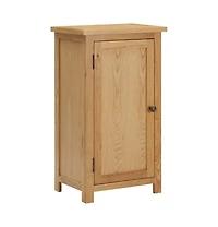 Cupboard 17.7"x12.6"x33.5" Solid Oak Wood