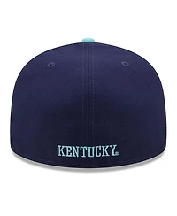 Men's New Era Navy, Light Blue Kentucky Wildcats 59FIFTY Fitted Hat
