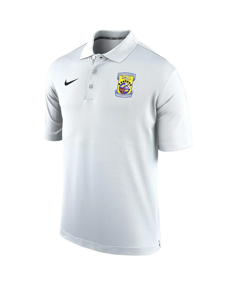 Men's Nike White Air Force Falcons Rivalry Intensity Polo Shirt