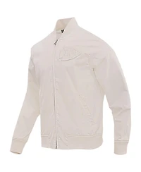 Men's Pro Standard Cream Kansas City Chiefs Neutral Full-Zip Jacket