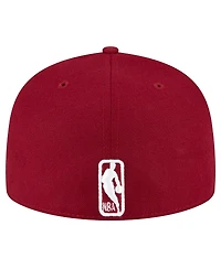 Men's New Era Wine Cleveland Cavaliers 59FIFTY Fitted Hat