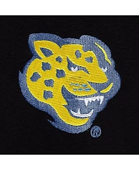 Men's Fisll Black Southern University Jaguars Puff Print Sliced Pullover Hoodie