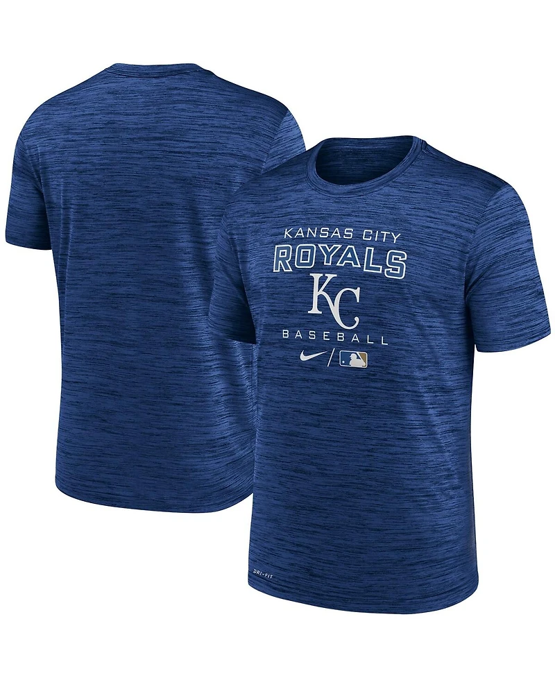 Men's Nike Royal Kansas City Royals Authentic Collection Velocity Practice Performance T-shirt