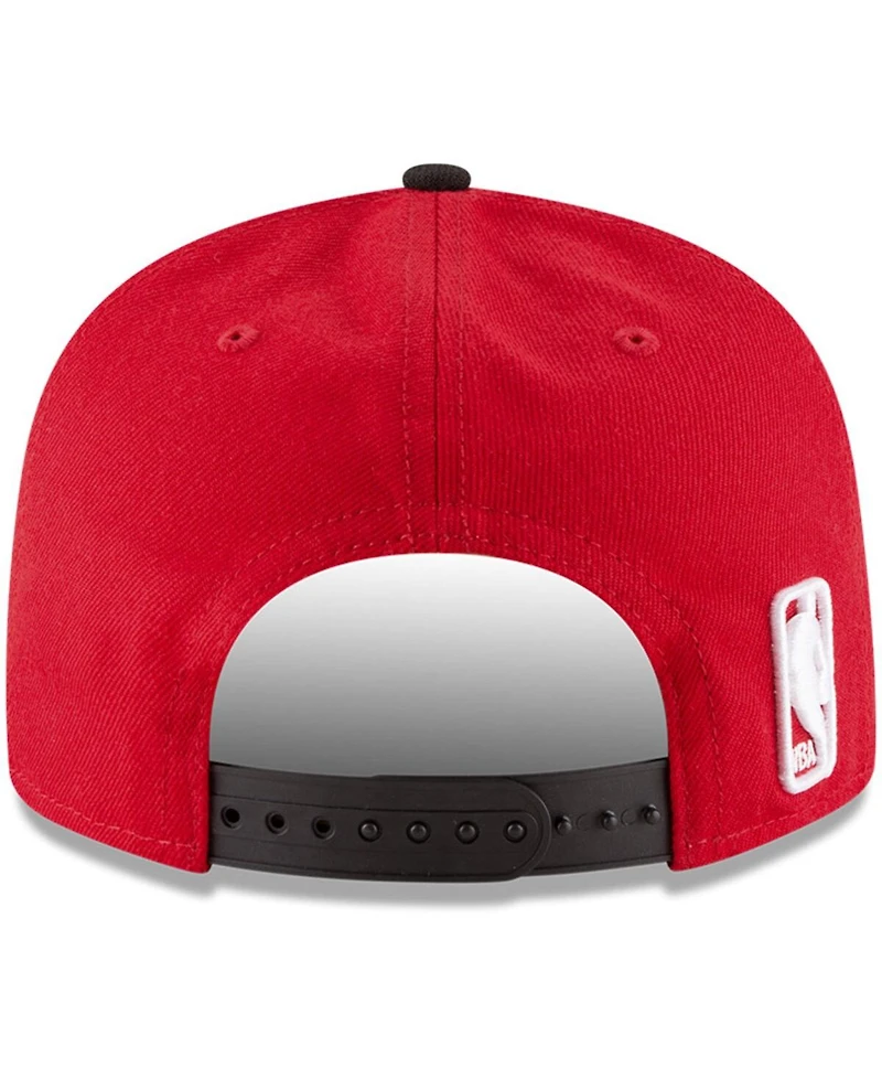 Men's New Era Red, Black Chicago Bulls 2-Tone 9FIFTY Adjustable Snapback Hat