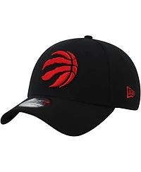 Men's New Era Black Toronto Raptors Team Classic 39THIRTY Flex Hat