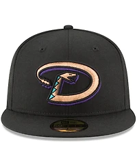 Men's New Era Black Arizona Diamondbacks Cooperstown Collection Wool 59FIFTY Fitted Hat
