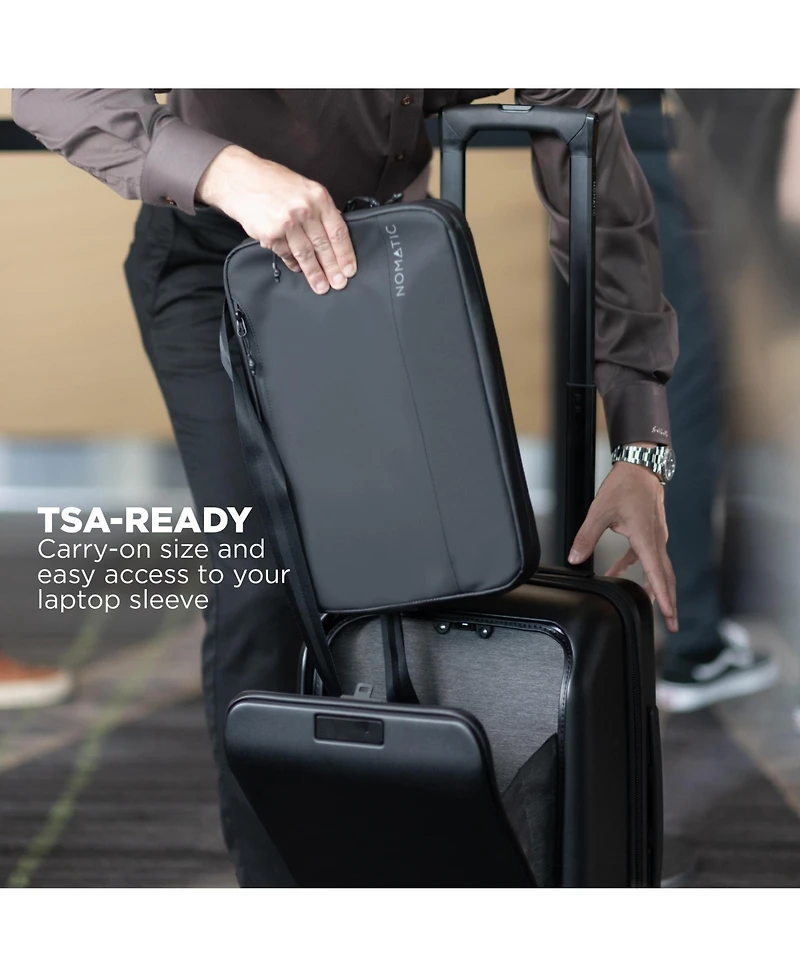 Nomatic Carry-On Pro - Hardside Spinner Wheel Luggage - Executive luggage with Laptop Compartment