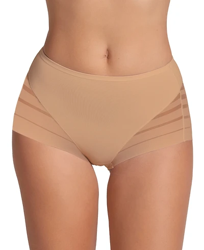 Leonisa Women's Lace Stripe Undetectable Classic Shaper Panty