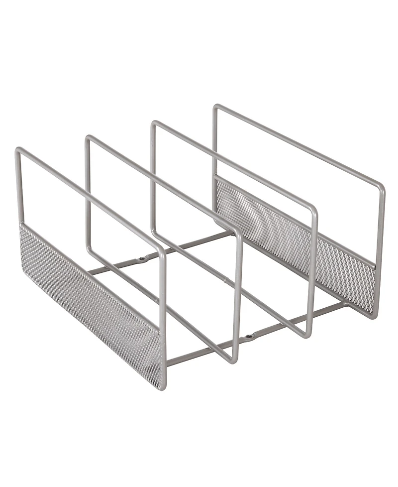 Seville Classics 3-Slot Kitchen Pot, Pan Cookie Sheet Organizer