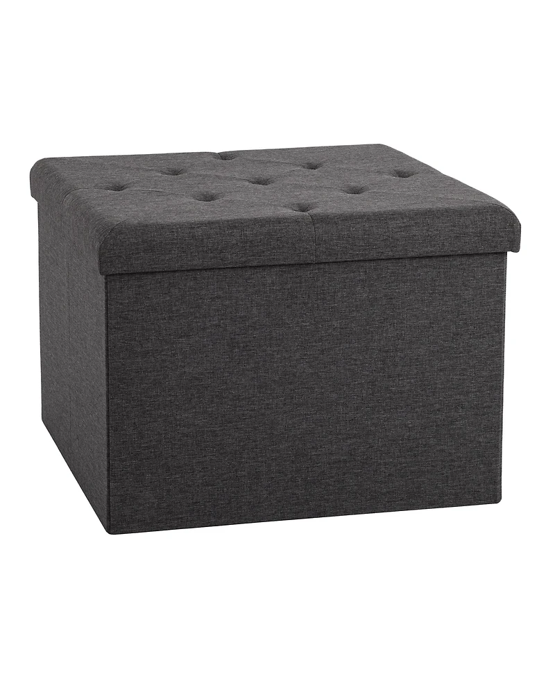 Seville Classics Xl Square Storage Ottoman