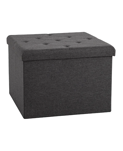 Seville Classics Xl Square Storage Ottoman