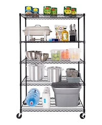 Seville Classics UltraDurable -Tier Nsf Steel Wire Shelving