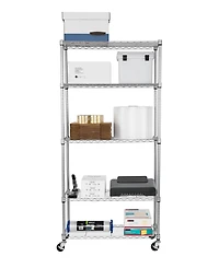 Seville Classics UltraDurable 5-Tier Nsf Steel Wire Shelving System