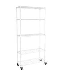 Seville Classics UltraDurable 5-Tier Nsf Steel Wire Shelving System