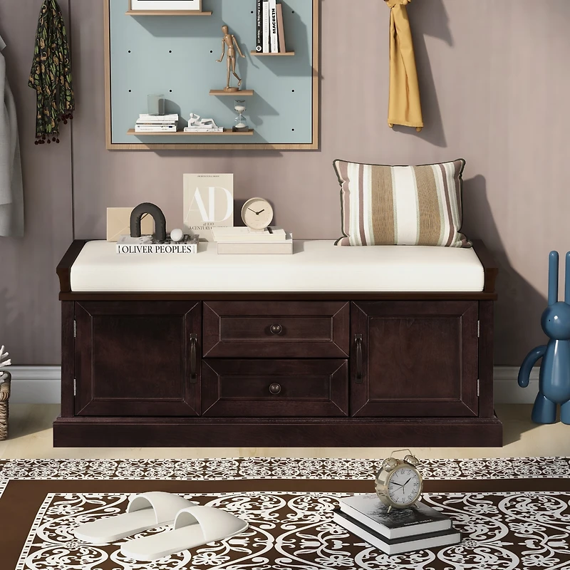 Streamdale Multipurpose Storage Bench with Cushion