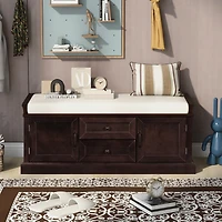 Streamdale Multipurpose Storage Bench with Cushion