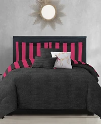 Juicy Couture Cabana Stripe Reversible 6-Pc. Comforter Set, King