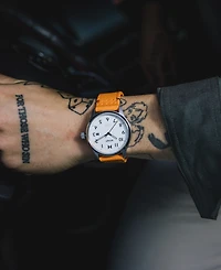 Mvmt Field Ii Men's Orange Nylon Watch 41mm