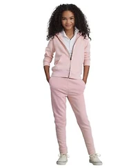 Polo Ralph Lauren Girls French Terry Full Zip Hoodie Jogger Pant Collection