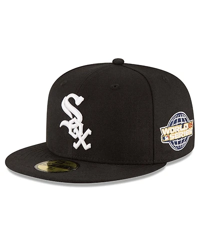 Men's New Era Black Chicago White Sox 2005 World Series Wool 59FIFTY Fitted Hat