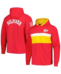 Men's Tommy Hilfiger Red Kansas City Chiefs Morgan Long Sleeve Hoodie T-shirt