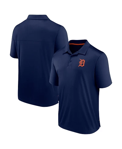 Men's Fanatics Navy Detroit Tigers Fitted Polo Shirt