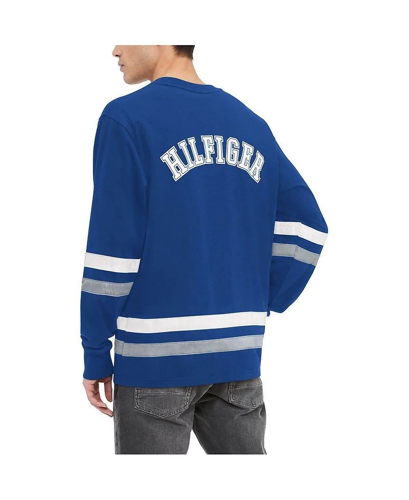 Men's Tommy Hilfiger Blue Tampa Bay Lightning Nolan Long Sleeve T-shirt