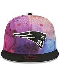 Men's New Era Pink, Black England Patriots 2022 Nfl Crucial Catch 59FIFTY Fitted Hat