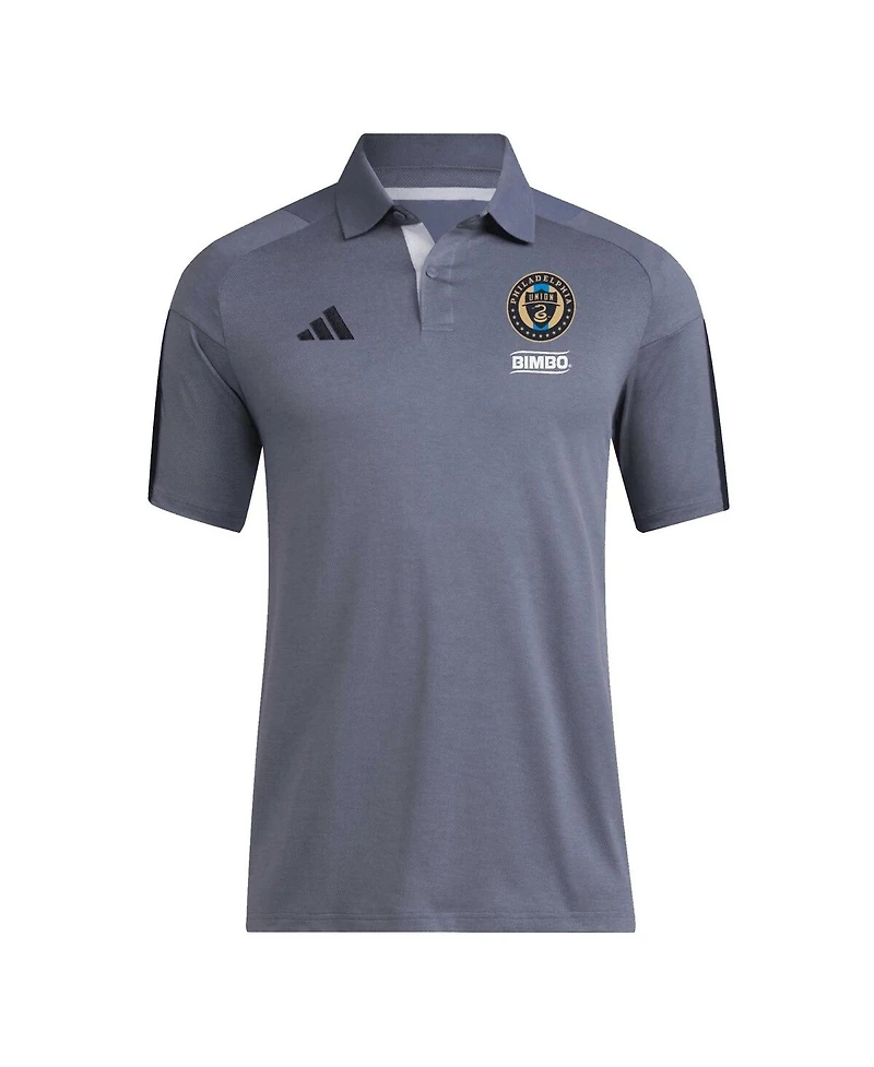Men's adidas Gray Philadelphia Union 2024 Training Polo Shirt