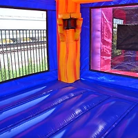 JumpOrange Volcano Commercial Grade Bounce House Inflatable 13'x13' (with Blower), for Kids and Adults, Outdoor Indoor, Backyard Moonwalk, Birthday Pa