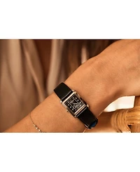 Citizen Eco-Drive Women's Bianca Black Apple Material Strap Watch 28mm
