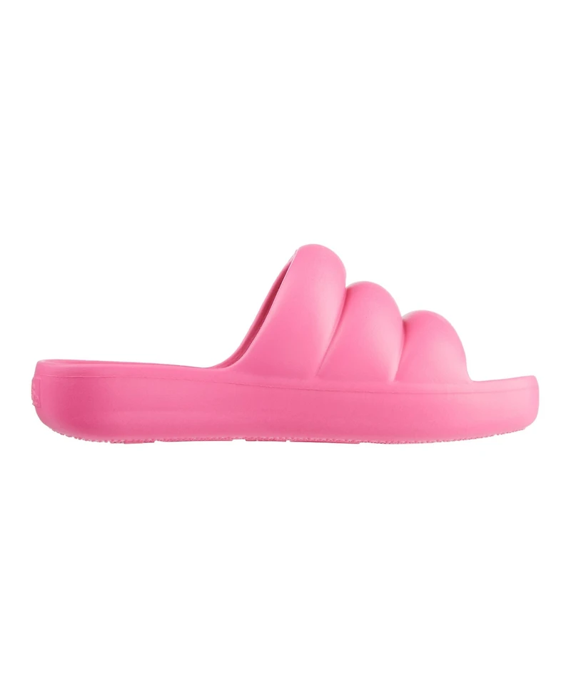 Totes Women's Molded Puffy Slide with Everywear