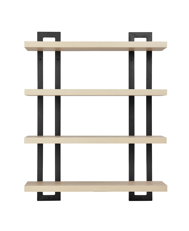 Danya B 4-Tier Floating Bracket Wall Shelf