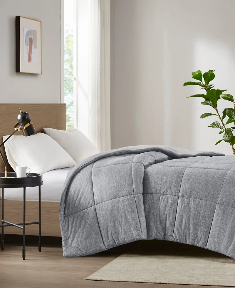 Intelligent Design Comfort Cool Jersey Knit Oversized Down Alternative Comforter