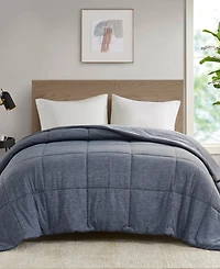 Intelligent Design Comfort Cool Jersey Knit Oversized Down Alternative Comforter