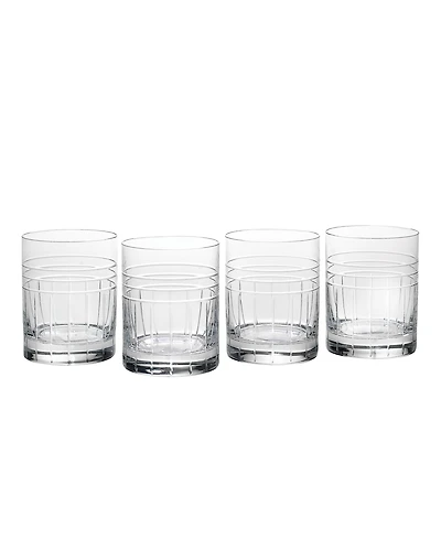 Reed & Barton Tempo Double Old Fashioned Glasses, Set of 4