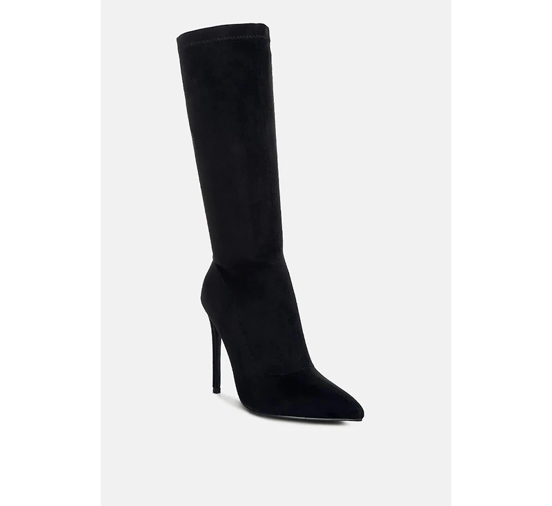 Playdate High Heeled Calf Boots