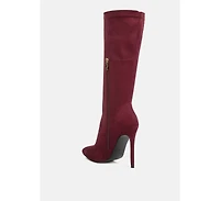 Playdate High Heeled Calf Boots