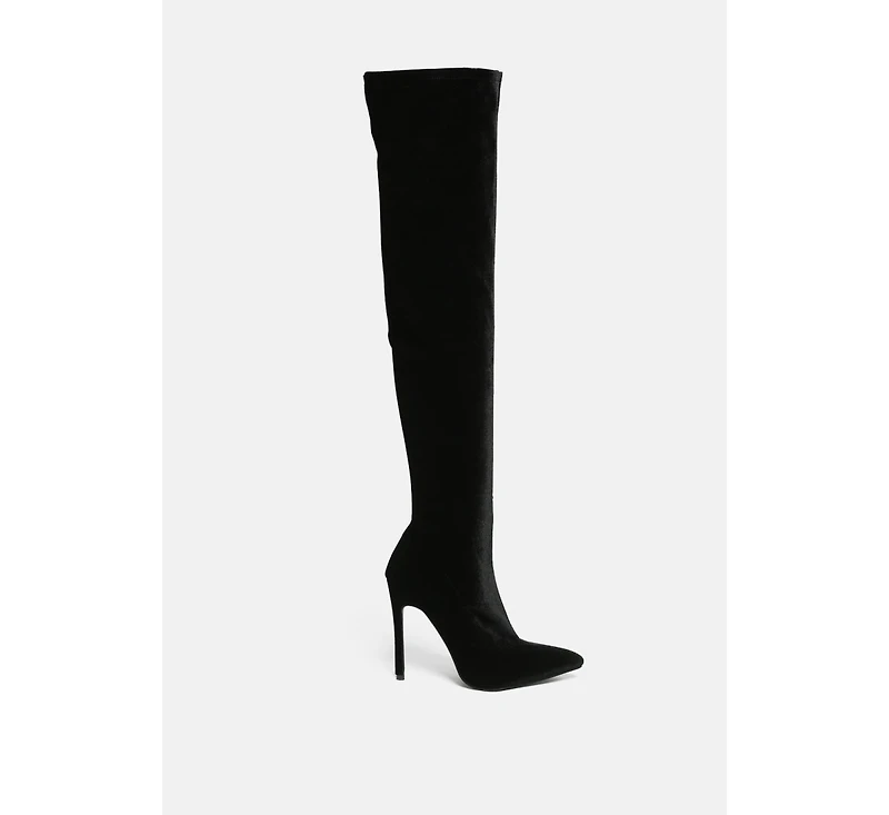 Tilera Stretch Over The Knee Stiletto Boots