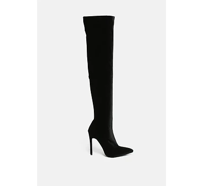 Tilera Stretch Over The Knee Stiletto Boots