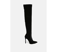 Tilera Stretch Over The Knee Stiletto Boots