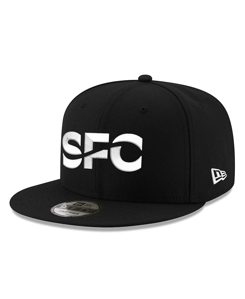 Men's New Era Black Seattle Sounders Fc Core 9FIFTY Snapback Hat