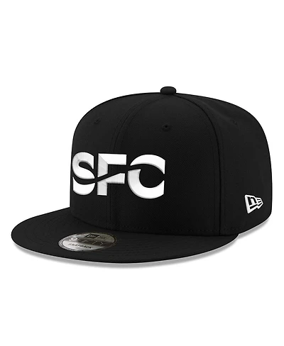 Men's New Era Black Seattle Sounders Fc Core 9FIFTY Snapback Hat