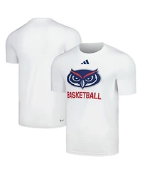 Men's adidas White Florida Atlantic Owls Basketball Creator T-shirt