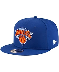 Men's New Era Blue New York Knicks Official Team Color 9FIFTY Snapback Hat
